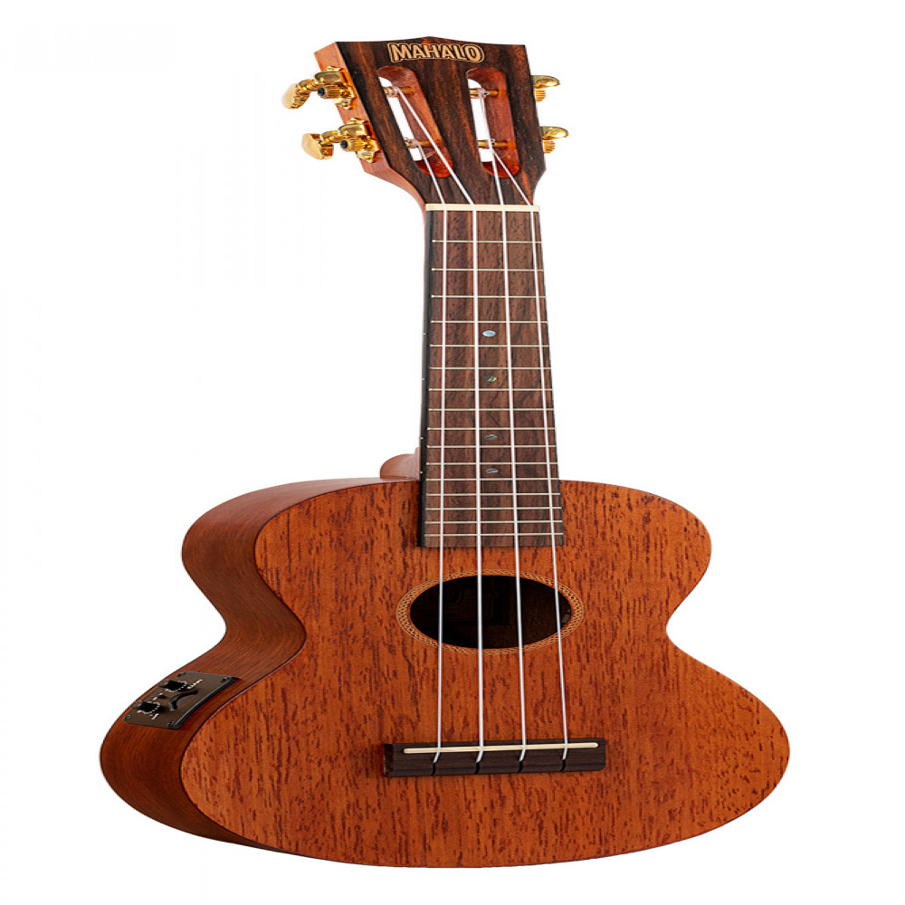 Mahalo MJ2VTTBR Java Series Electric Acoustic Trans Brown Concert Ukulele With Bag