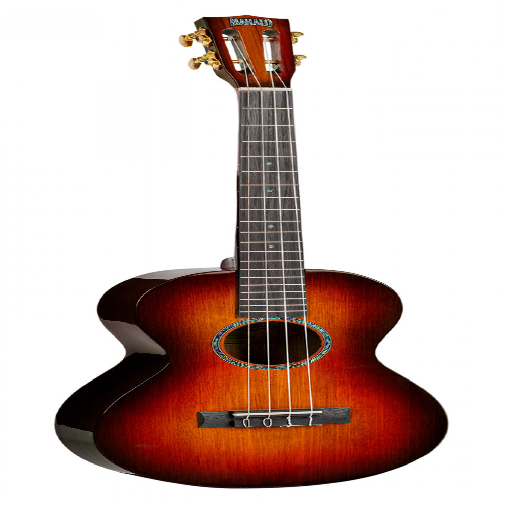 Mahalo MJ4VT3TS Java Series Electric Acoustic 3 Tone Sunburst Baritone Ukulele