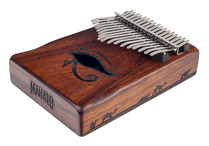Mahalo MKA17PH Pharaoh Kalimba with Bag & Tuning Hammer