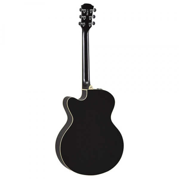 Yamaha CPX600 Medium Jumbo Cutaway Rosewood Black Acoustic Guitar