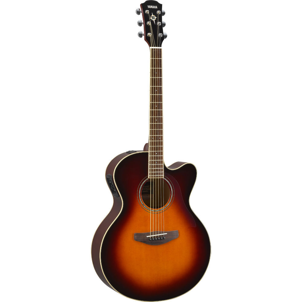 Yamaha CPX600 Medium Jumbo Cutaway Rosewood Old Violin Sunburst Acoustic Guitar