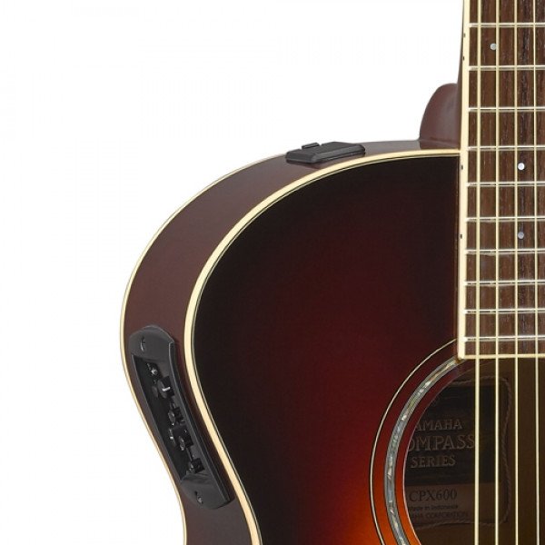 Yamaha CPX600 Medium Jumbo Cutaway Rosewood Old Violin Sunburst Acoustic Guitar