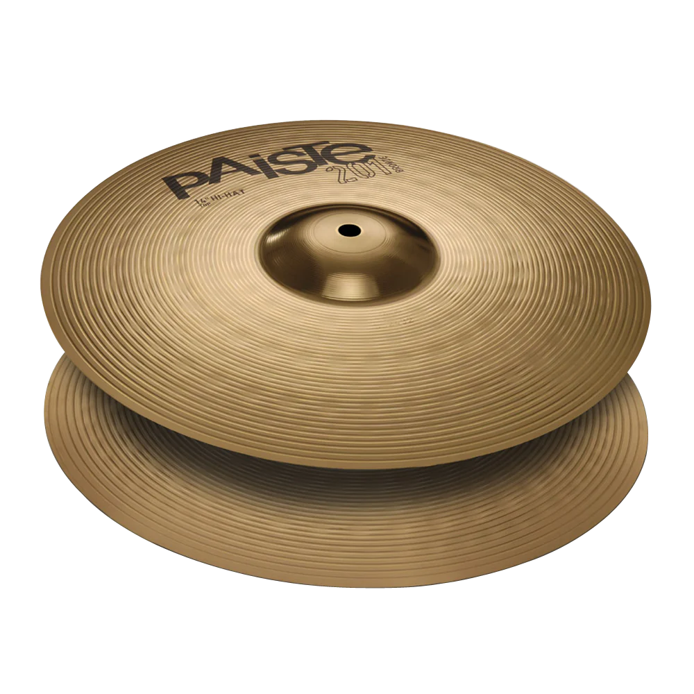 Paiste 0000154014 201 Series 14" Hi-Hat Bronze Cymbal