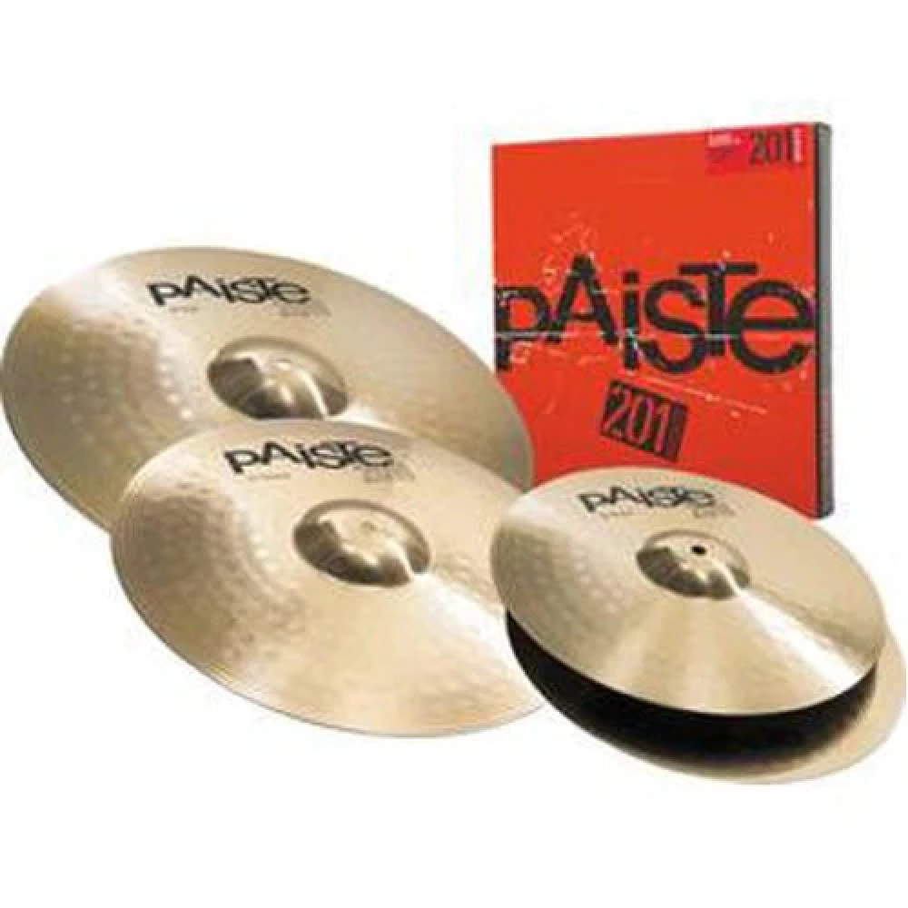 Paiste 000015USET 201 Series Universal Cymbal Set with 14" Hi-Hats, 16" Crash Ride & 20" Ride