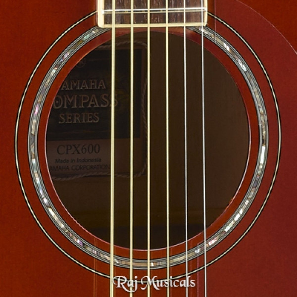 Yamaha CPX600 Medium Jumbo Cutaway Rosewood Root Beer Acoustic Guitar