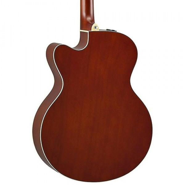 Yamaha CPX600 Medium Jumbo Cutaway Rosewood Root Beer Acoustic Guitar