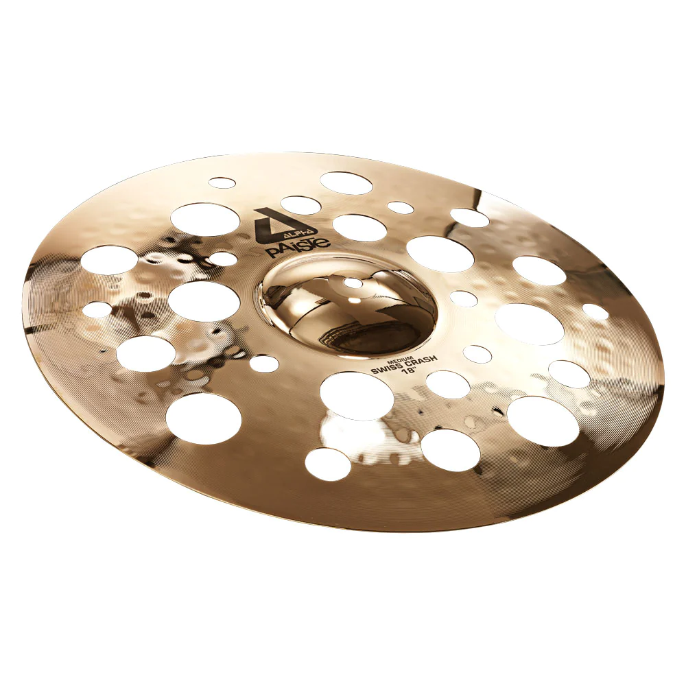 Paiste 0000885318 Alpha B 18" Medium Swiss Crash Cymbal