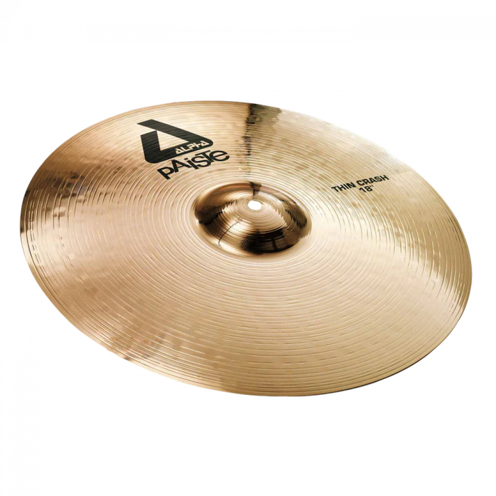 Paiste 0881218 Alpha B 18" Thin Crash Cymbal