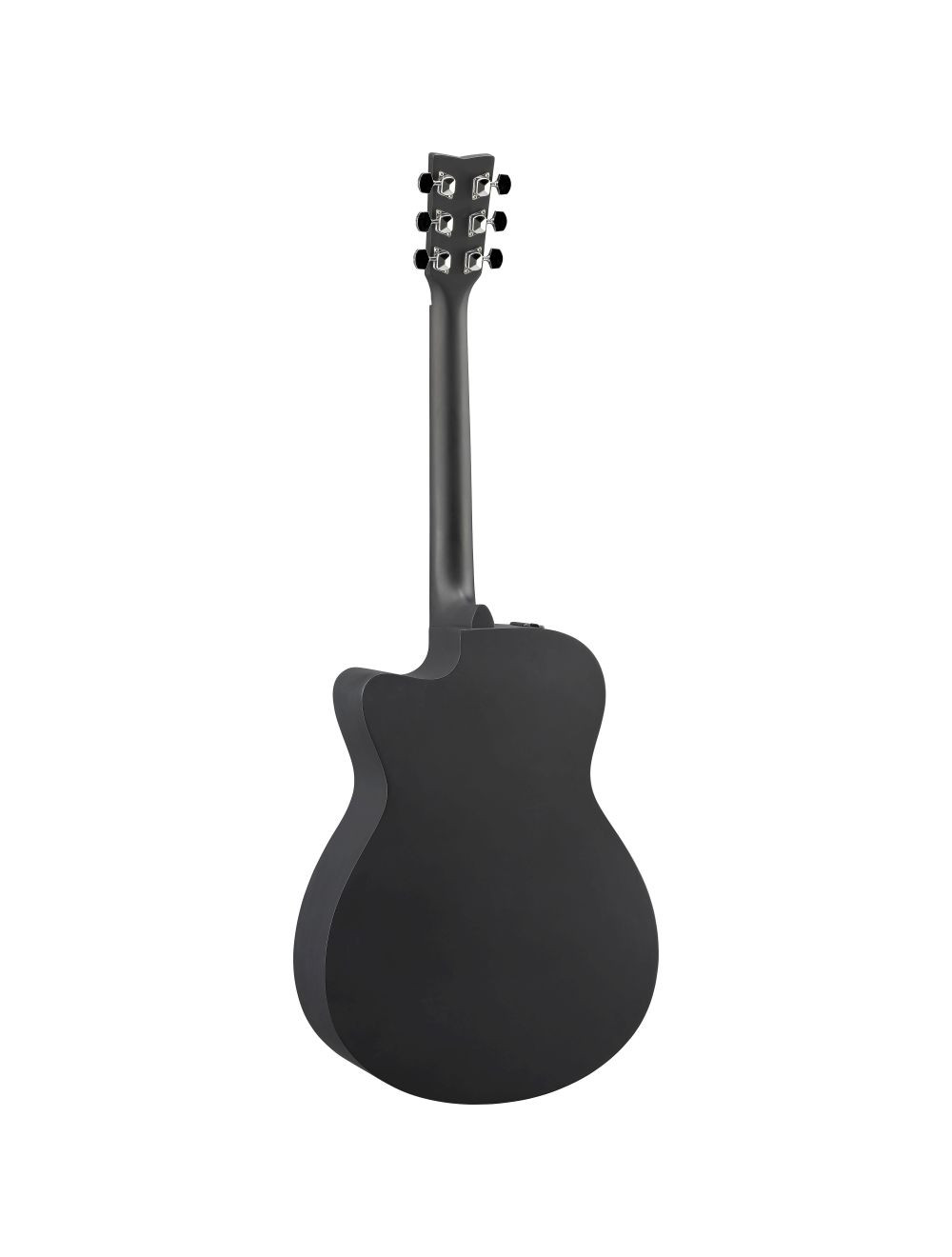 Yamaha FSX80C Concert Cutaway Rosewood Black Acoustic Guitar with foam bag and Strings set