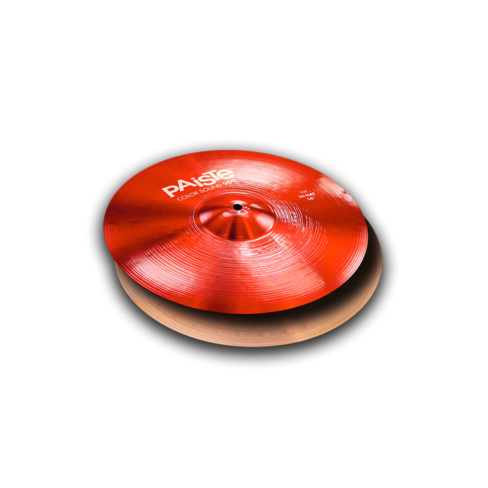 Paiste 0001923414 Color Sound 900 Series 14" Red Hi Hat Cymbal