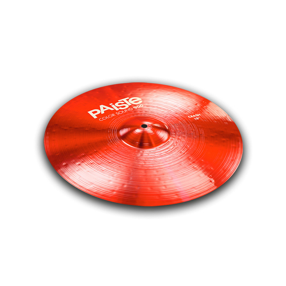 Paiste 0001921418 Color Sound 900 Series 18" Red Crash Cymbal