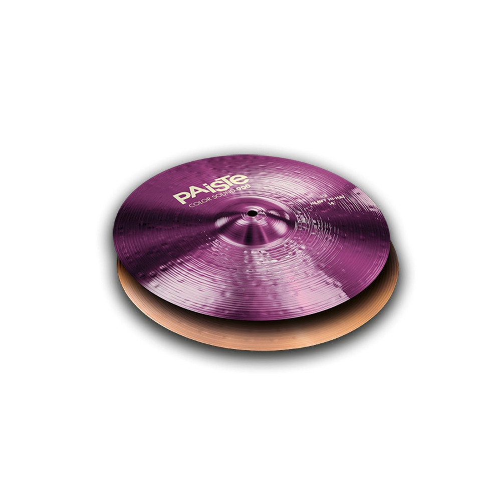 Paiste 0001943414 Color Sound 900 Series 14" Purple Heavy Hi Hat Cymbal