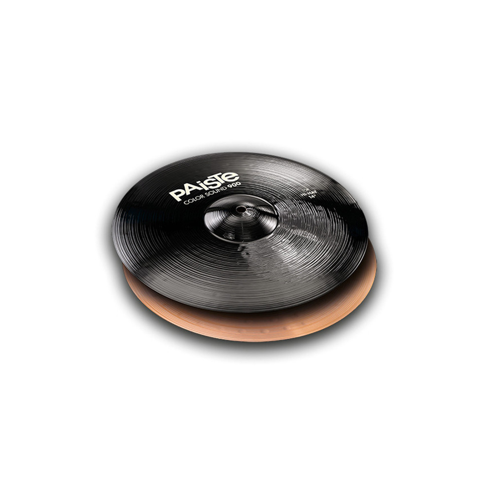 Paiste 0001913714 Color Sound 900 Series 14" Black Hi Hat Cymbal