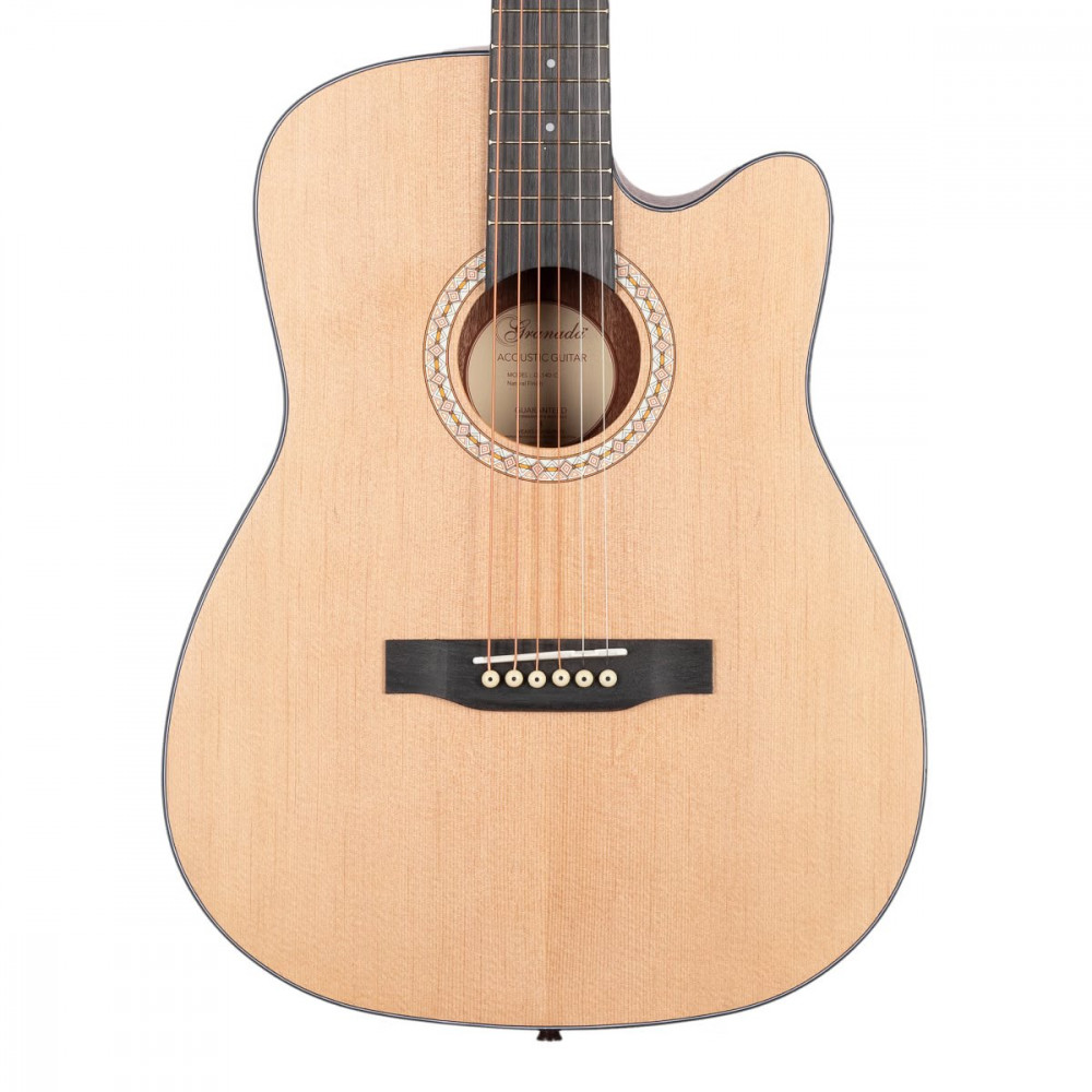 Granada GL140-C Cut-Away Natural Matt Acoustic Guitar