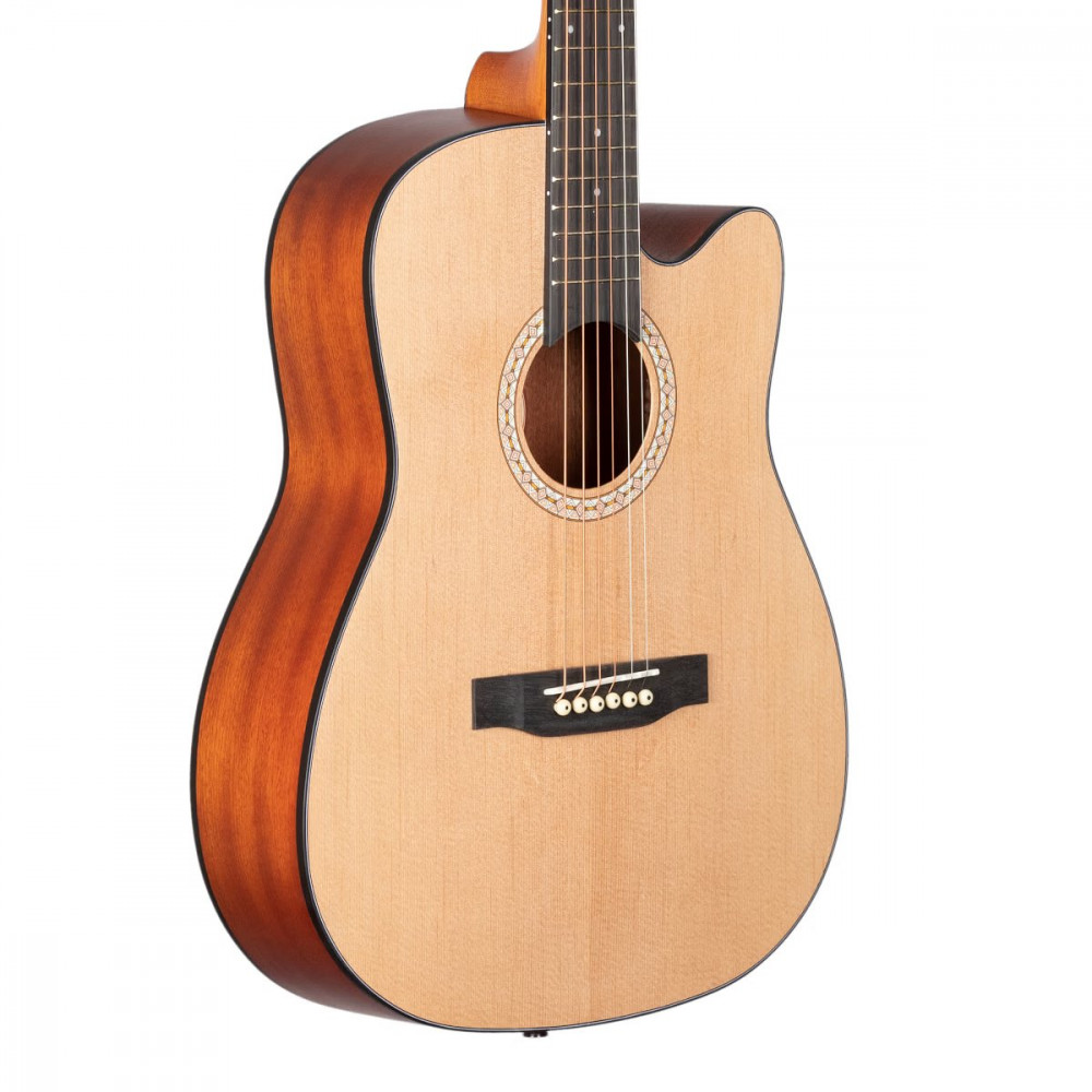 Granada GL140-C Cut-Away Natural Matt Acoustic Guitar