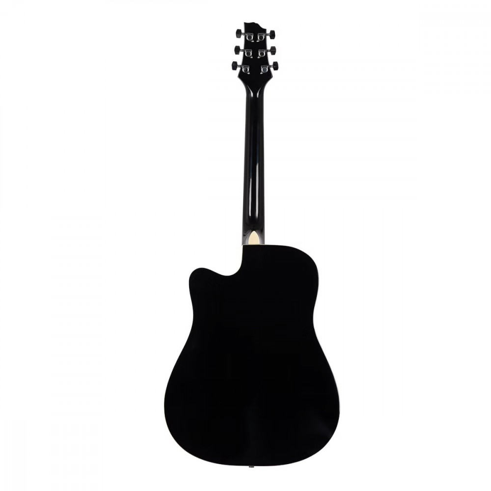 Granada GL113D-C Cut-Away Black Gloss Acoustic Guitar