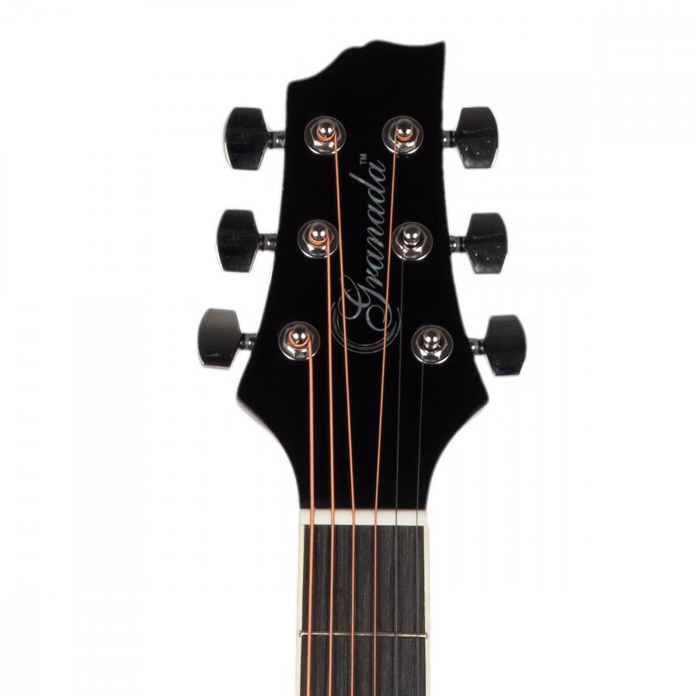 Granada GL113D-C Cut-Away Black Gloss Acoustic Guitar