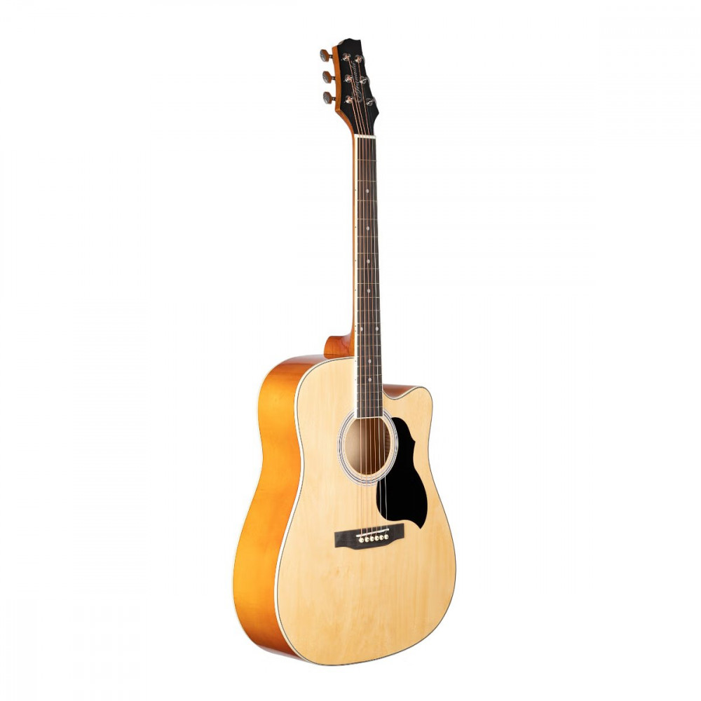 Granada GL113D-C Cut-Away Natural Gloss Acoustic Guitar