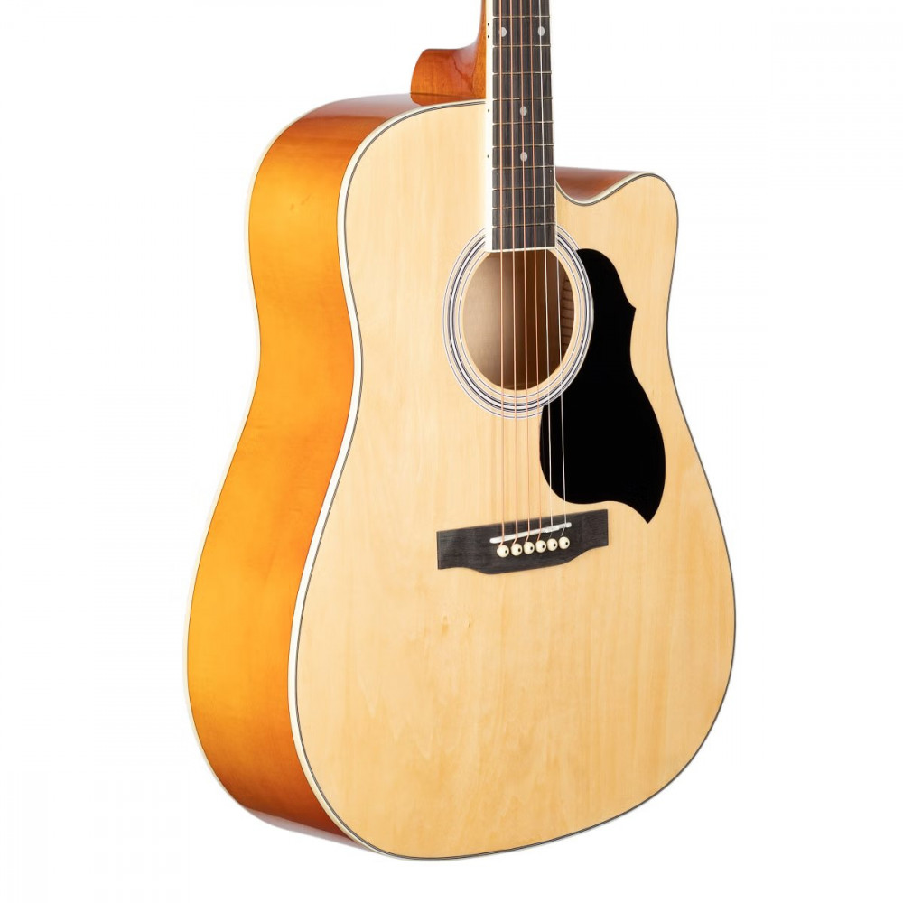 Granada GL113D-C Cut-Away Natural Gloss Acoustic Guitar