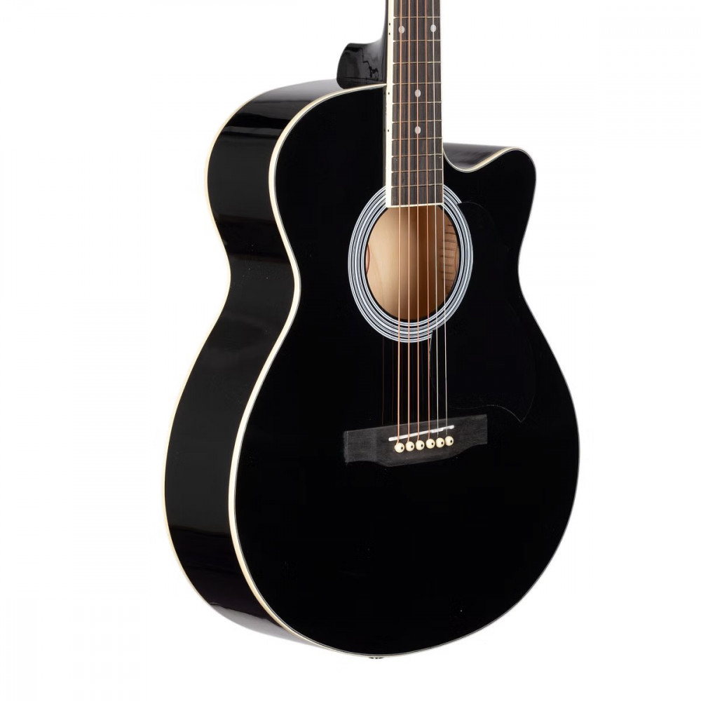 Granada GL113O-C Cut-Away -Black Gloss Acoustic Guitar