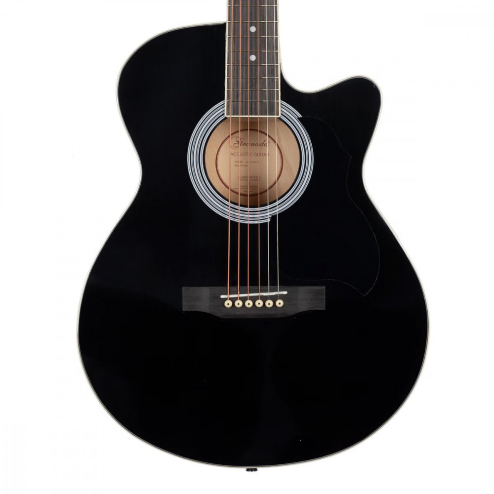 Granada GL113O-C Cut-Away -Black Gloss Acoustic Guitar