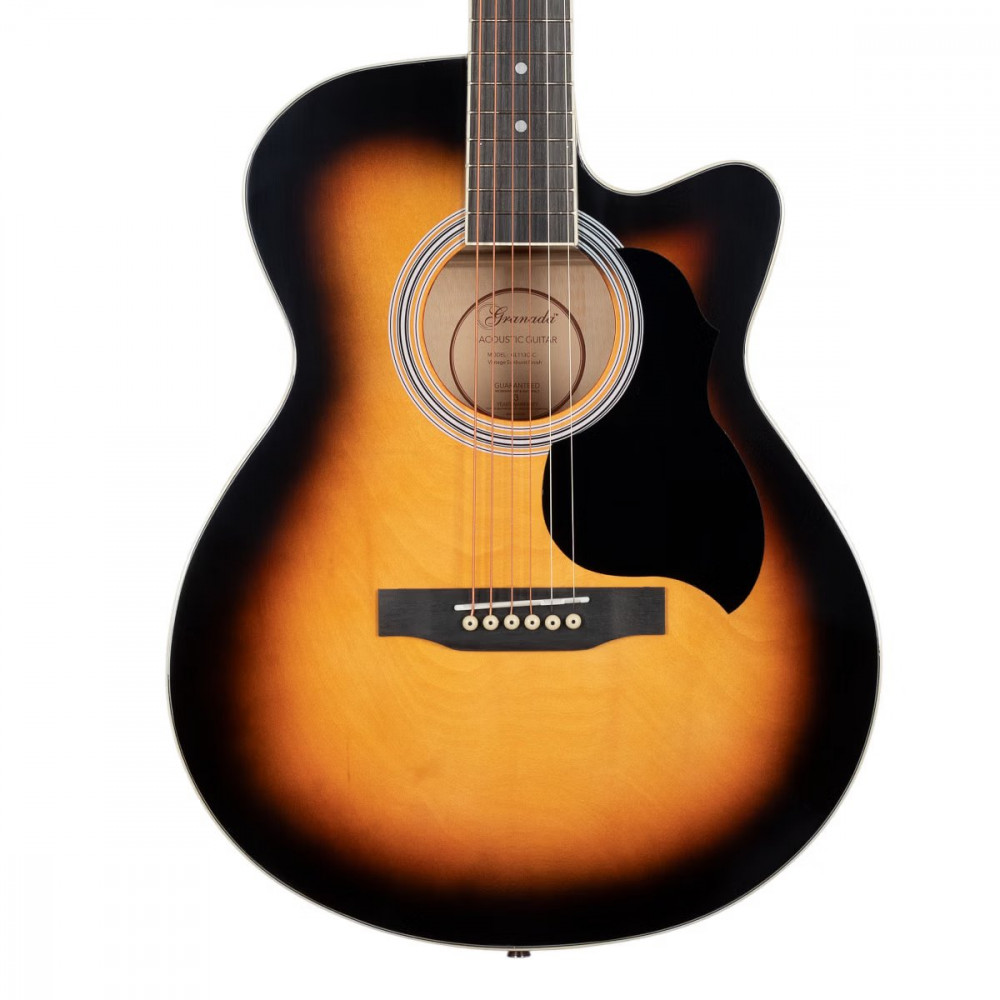 Granada GL113O-C Cut-Away Vintage Sunburst Gloss Acoustic Guitar