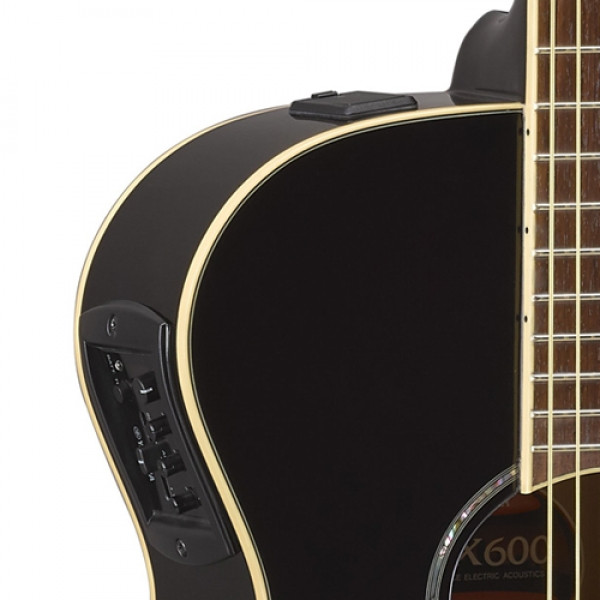 Yamaha APX600 APX Shape Rosewood Black Acoustic Guitar