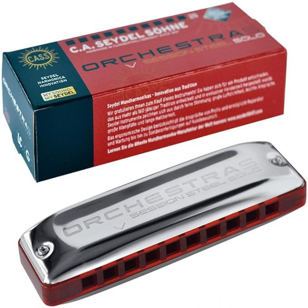 Seydel 10330G Blues Orchestra S Session Steel Key G Harmonica