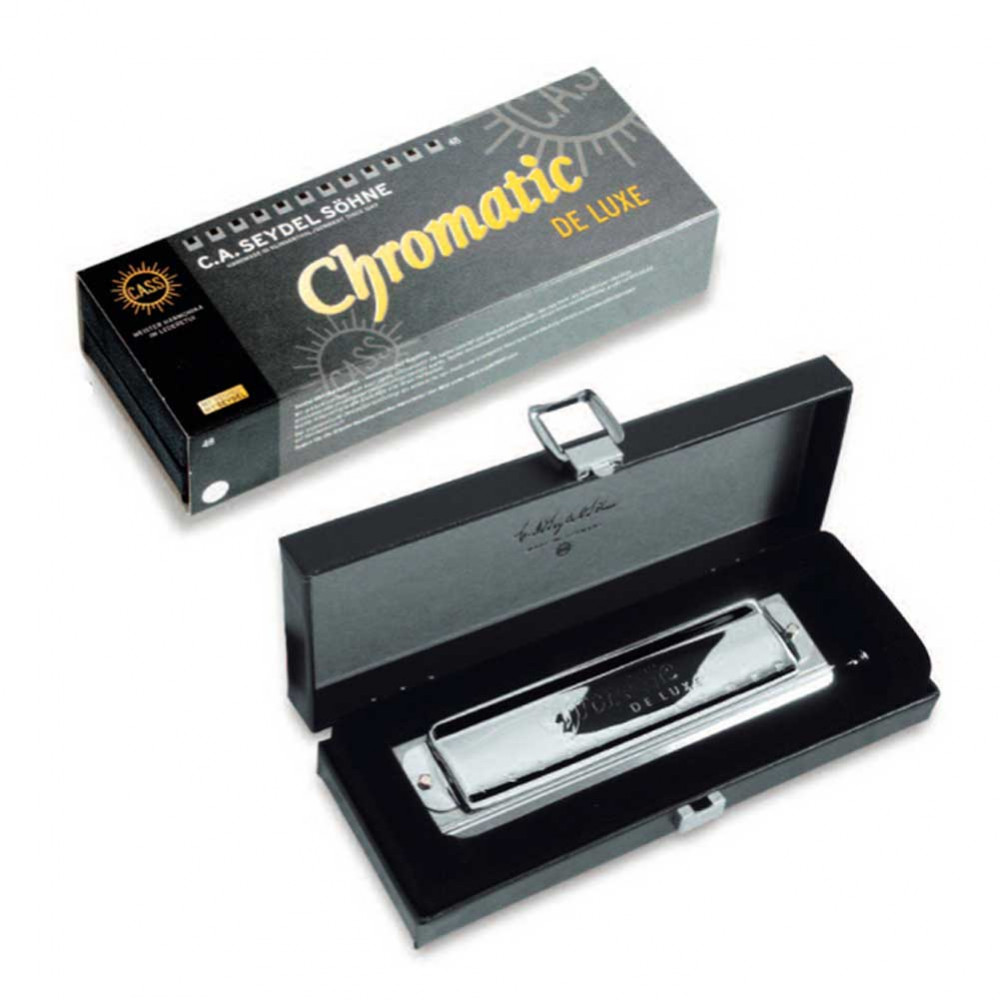 Seydel 51480G Chromatic De Luxe Key G Harmonica