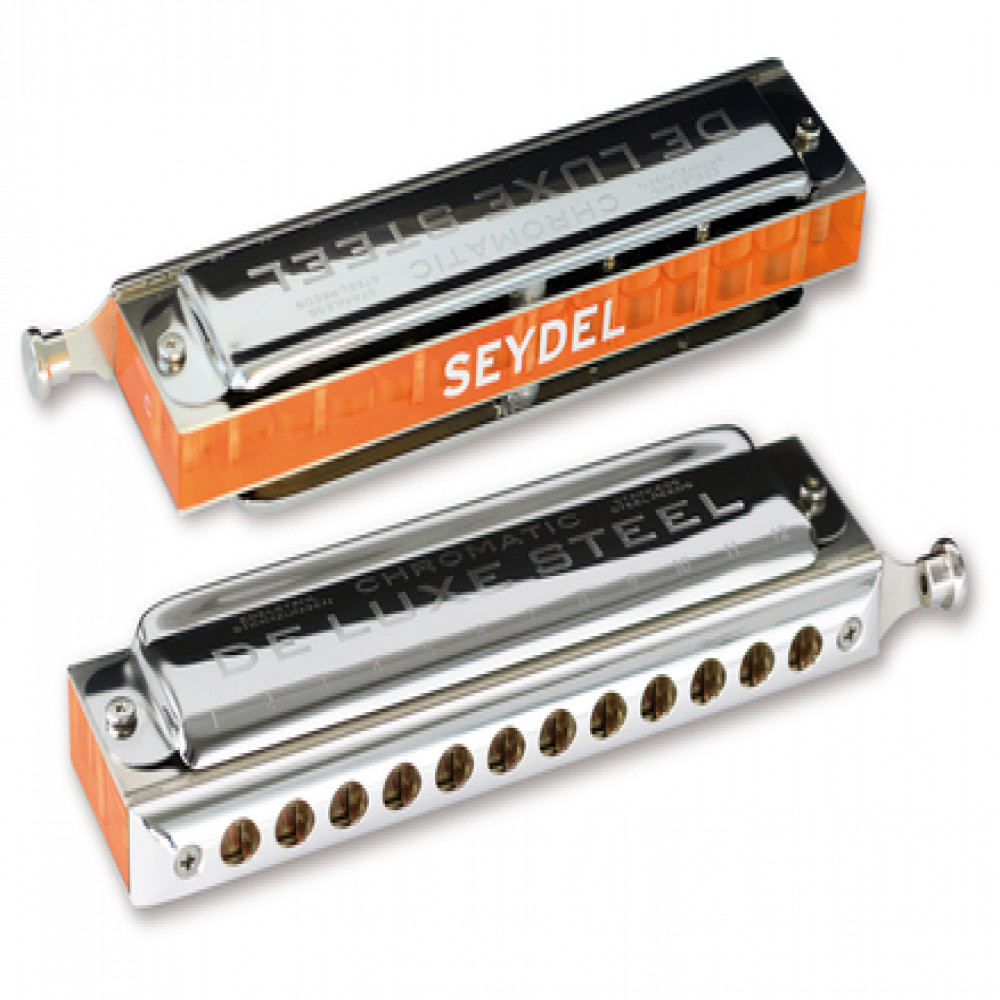 Seydel 54480G Chromatic De Luxe Steel Key G Harmonica