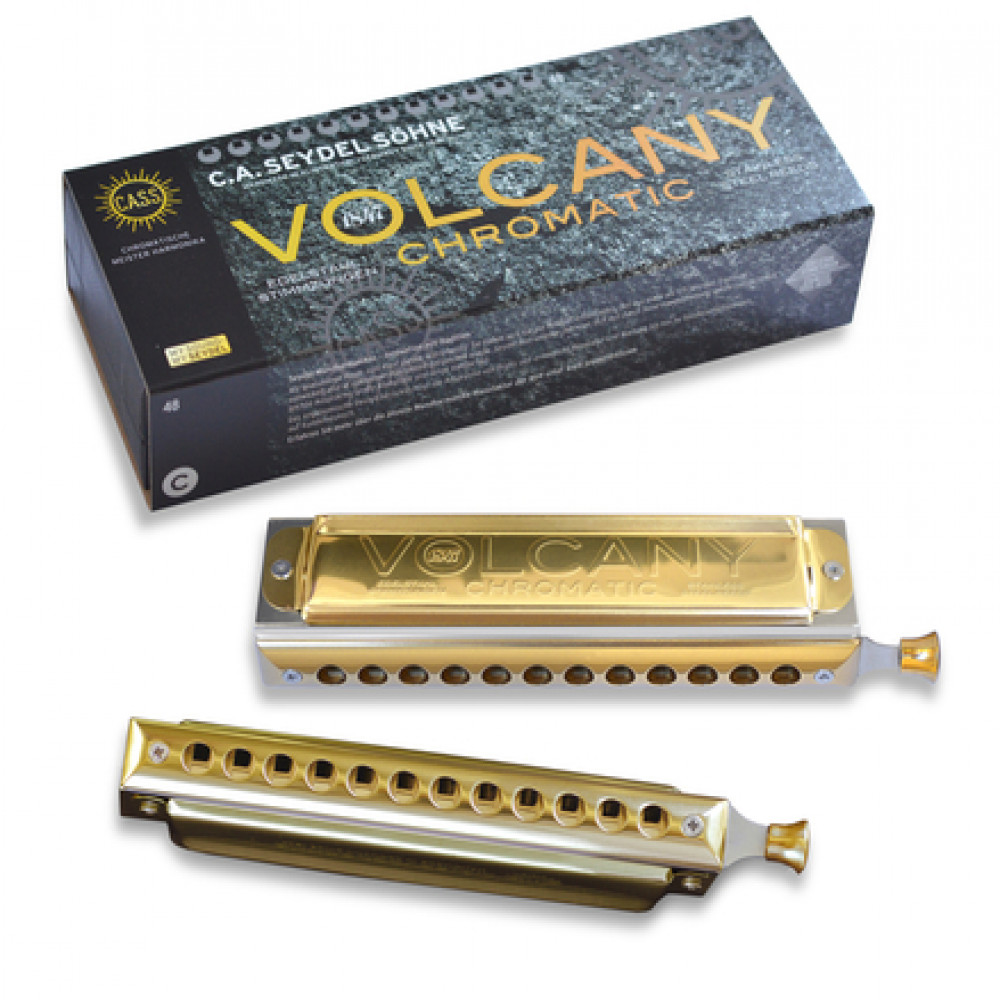 Seydel 56480C Chromatic Volcany Solo C Harmonica