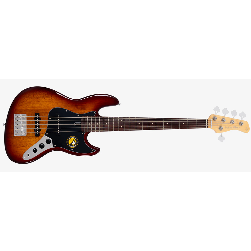 Sire V3P-5 TS V3 Series Passive 5 String Tobacco Sunburst Electric Bass Guitar