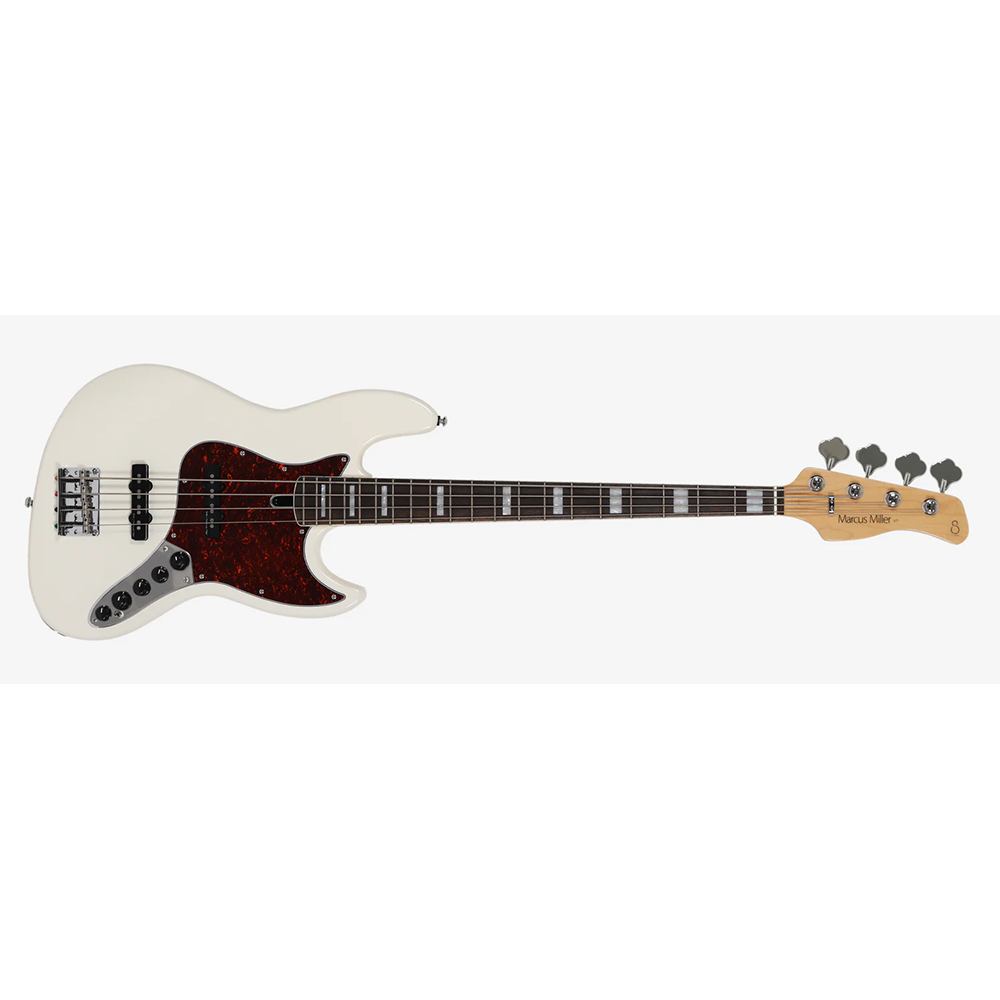 Sire V7 Alder-4 AWH V7 Series 4 String Alder Antique White Electric Bass Guitar