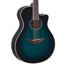 Yamaha APX600 APX Shape Rosewood Oriental Blue Burst Acoustic Guitar