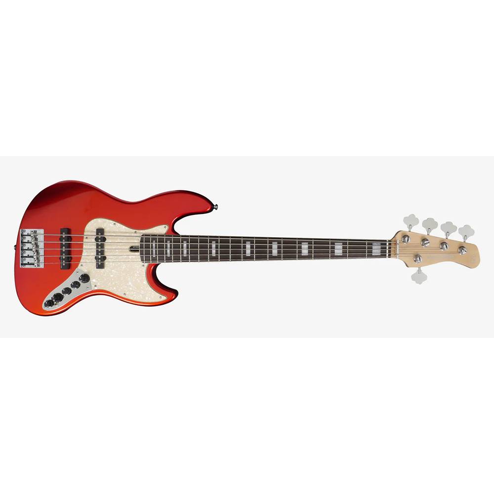 Sire V7 Alder-5 BMR V7 Series 5 String Alder Bright Metallic Red Electric Bass Guitar