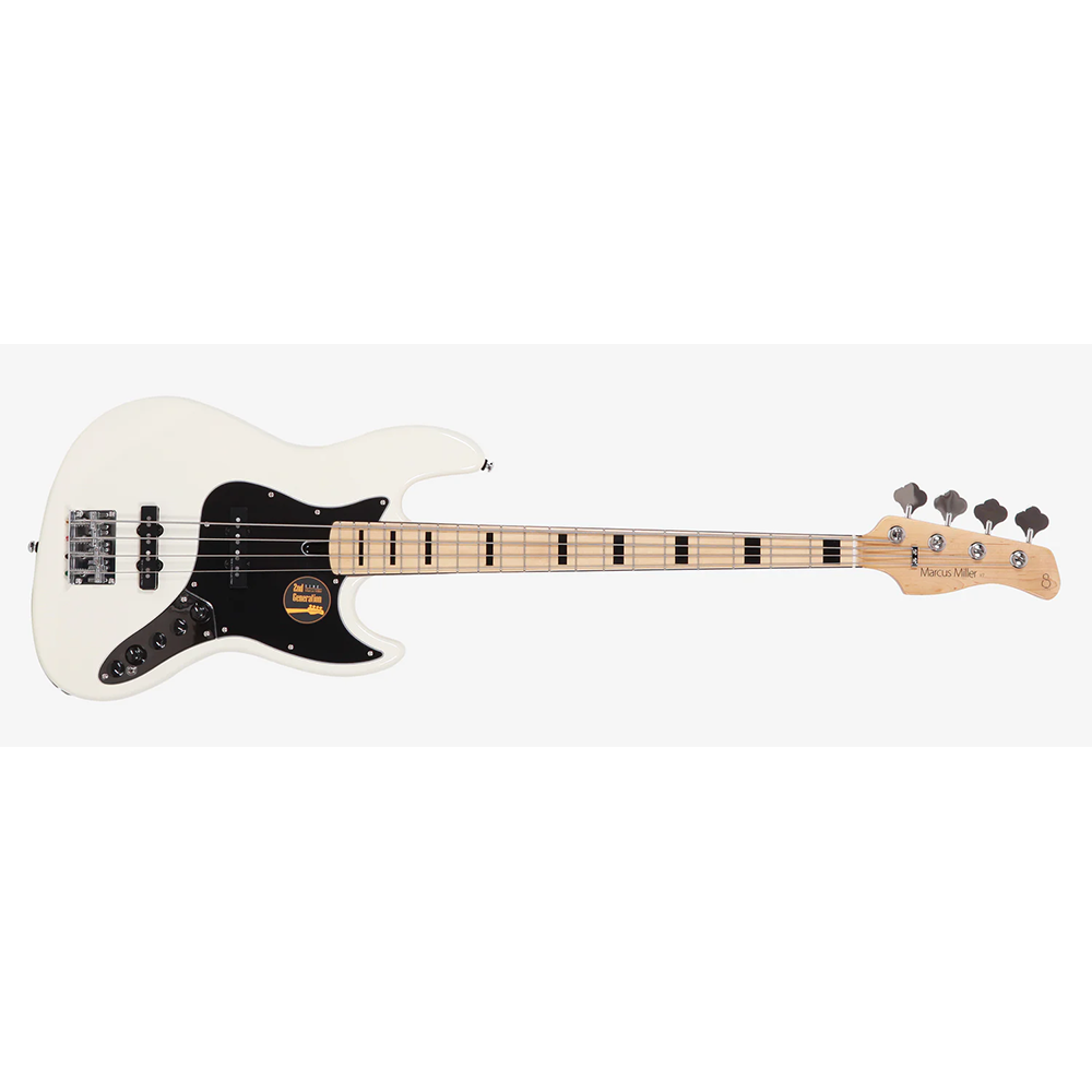 Sire V7 Vintage Alder-4 AWH V7 Vintage Series 4 String Alder Antique White Electric Bass Guitar