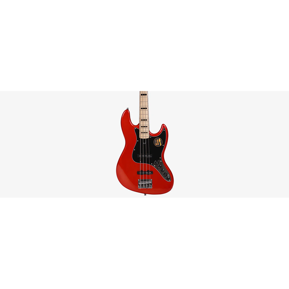 Sire V7 Vintage Alder-4 BMR V7 Vintage Series 4 String Alder Bright Metallic Red Electric Bass Guitar