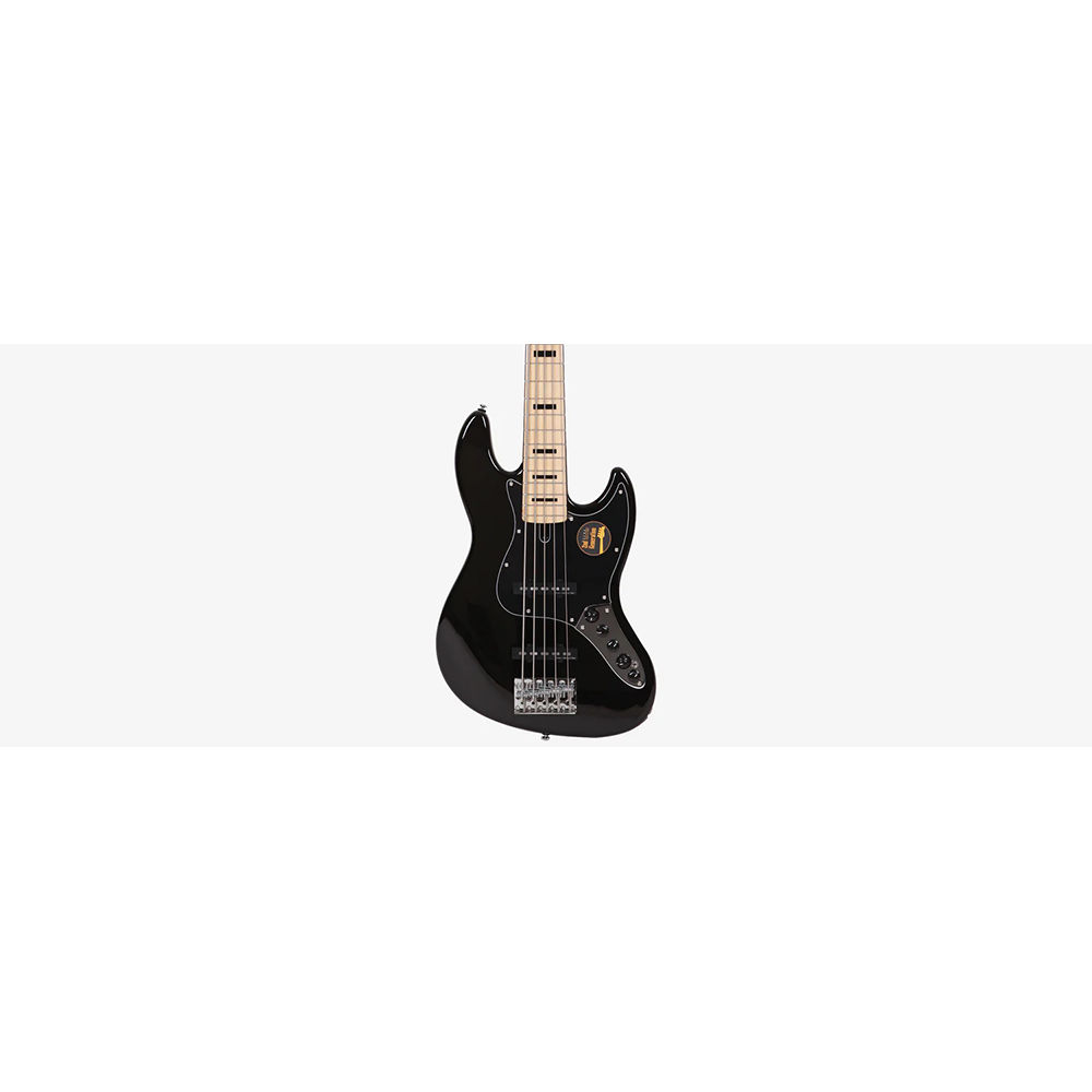 Sire V7 Vintage Alder-5 BK V7 Vintage Series 5 String Alder Black Electric Bass Guitar