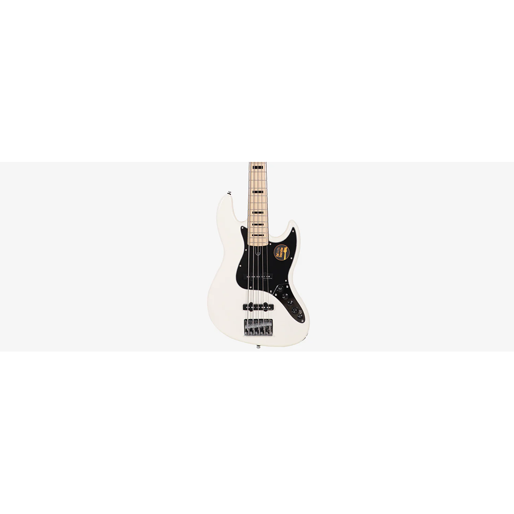 Sire V7 Vintage Alder-5 AWH V7 Vintage Series 5 String Alder Antique White Electric Bass Guitar