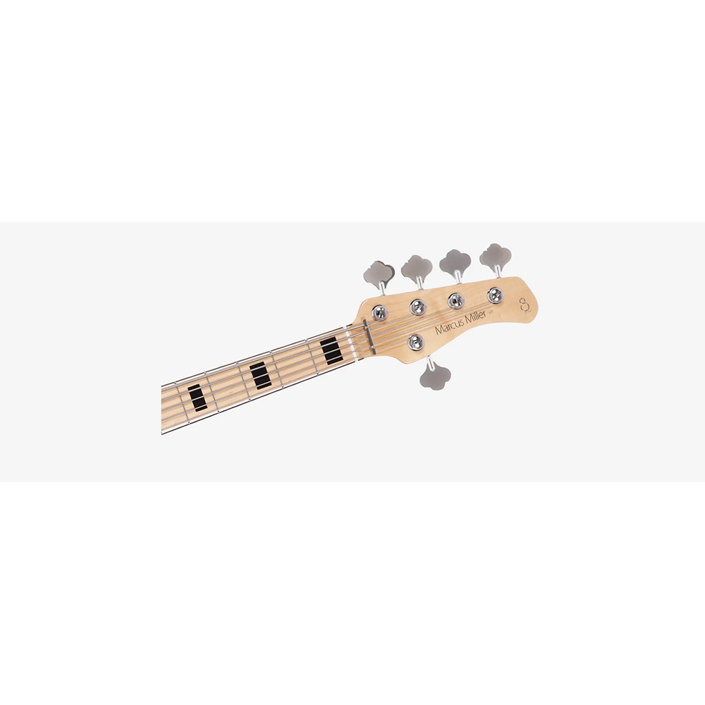 Sire V7 Vintage Alder-5 AWH V7 Vintage Series 5 String Alder Antique White Electric Bass Guitar