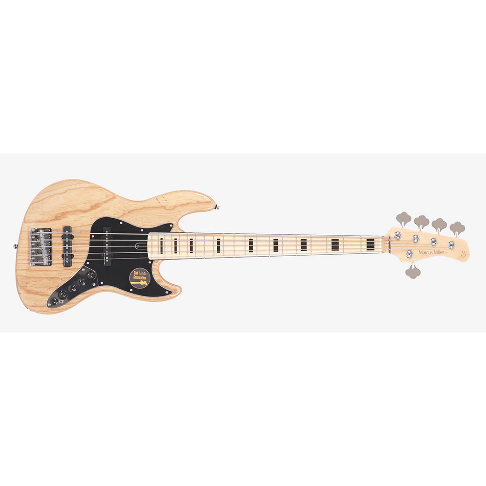 Sire V7 Vintage Swamp Ash-5 NT V7 Vintage Series 5 String Swamp Ash Natural Electric Bass Guitar