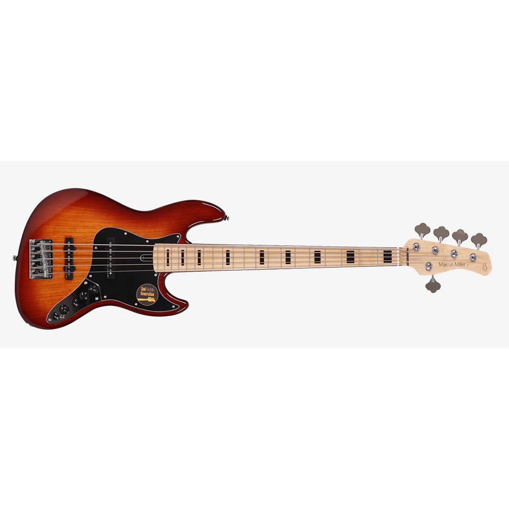 Sire V7 Vintage Swamp Ash-5 TS V7 Vintage Series 4 String Swamp Ash Tobacco Sunburst Electric Bass Guitar