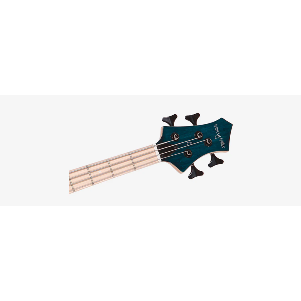 Sire M2-4 TBL M2 Series 4 String Transparent Blue Electric Bass Guitar