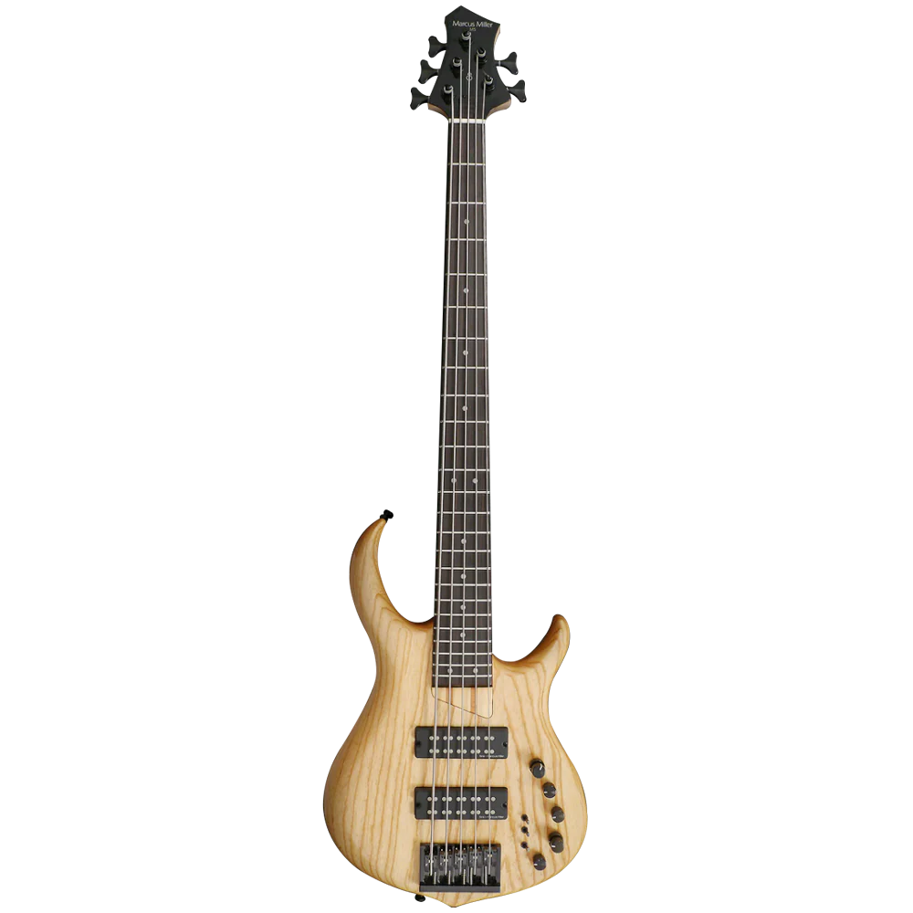 Sire M5 Swamp Ash-5 NT M5 Series 5 String Swamp Ash Natural Electric Bass Guitar