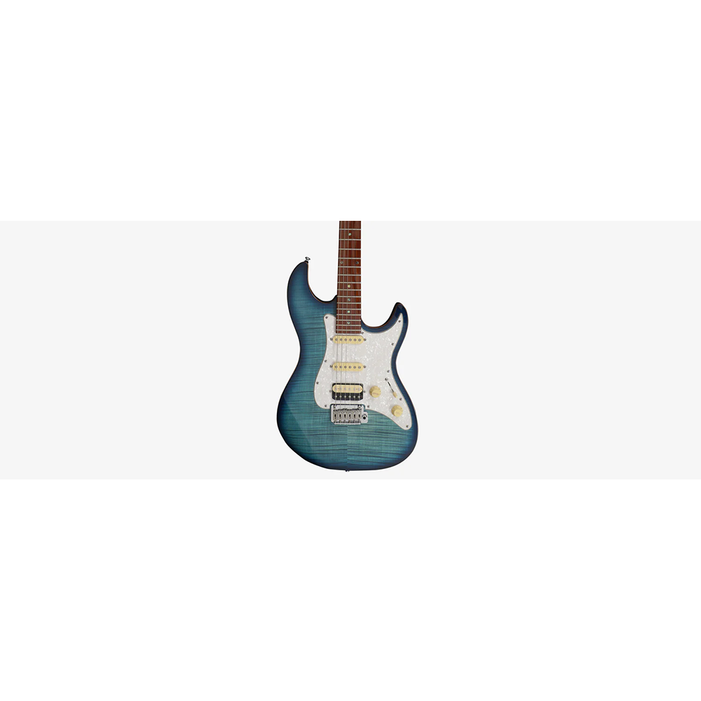 Sire S7 FM TBL Larry Calton S7 FM Transparent Blue Electric Guitar