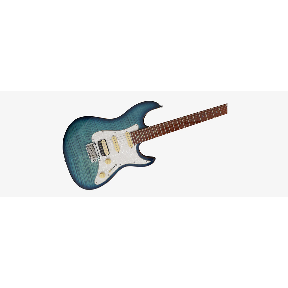 Sire S7 FM TBL Larry Calton S7 FM Transparent Blue Electric Guitar