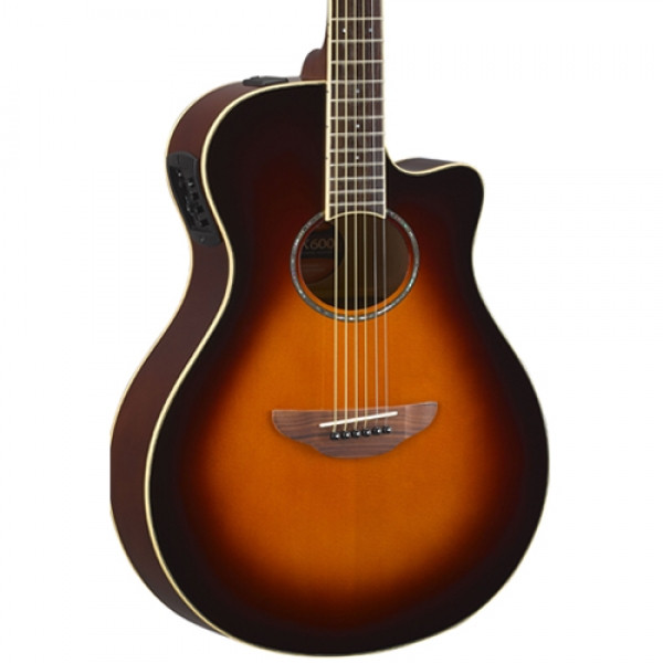 Yamaha APX600 APX Shape Rosewood Old Violin Sunburst Acoustic Guitar