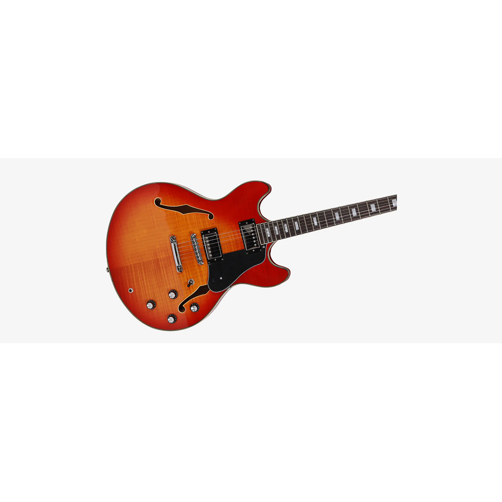 Sire H7 CS Semi Hollow Larry Calton H7 Cherry Sunburst Electric Guitar