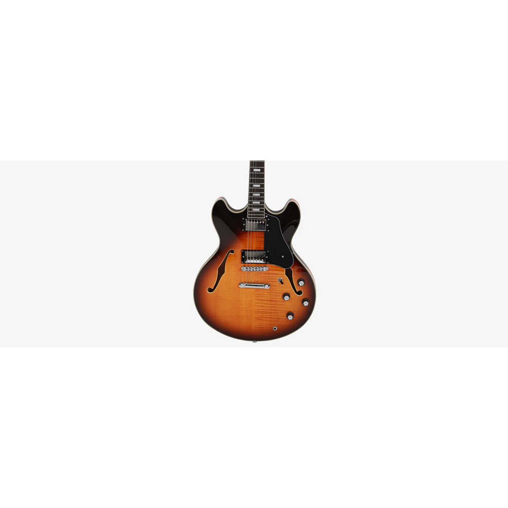 Sire H7 VS Semi Hollow Larry Calton H7 Vintage Sunburst Electric Guitar