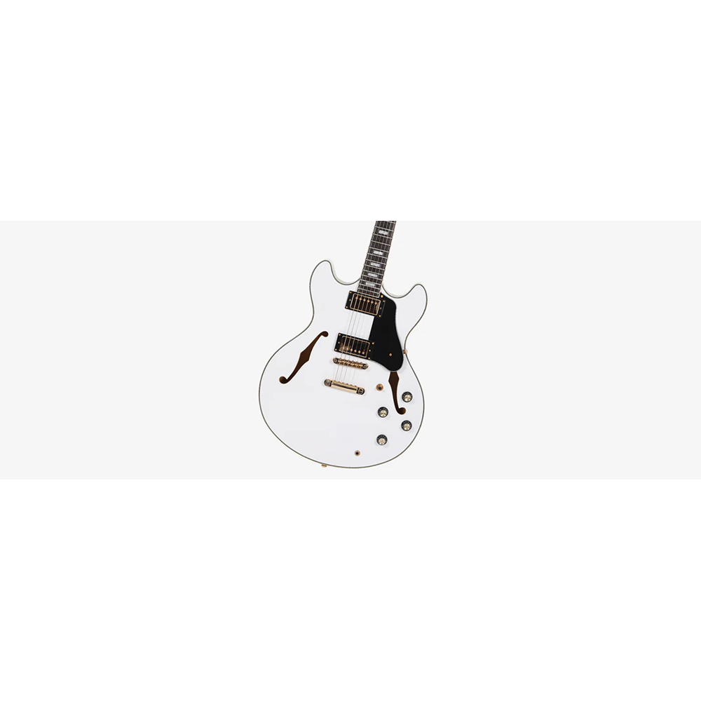 Sire H7 WH Semi Hollow Larry Calton H7 White Electric Guitar